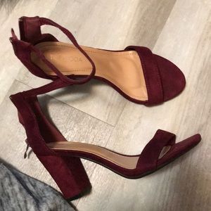 maroon heels